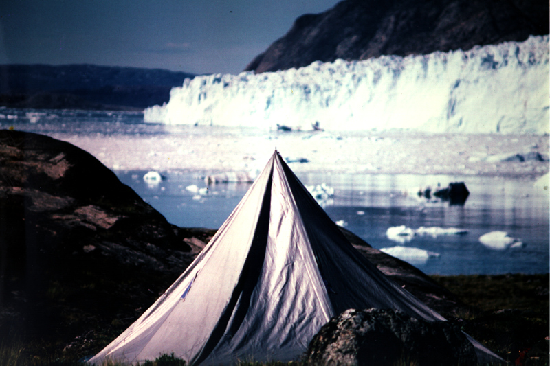 My tent at Eqip Sermia, West Greenland